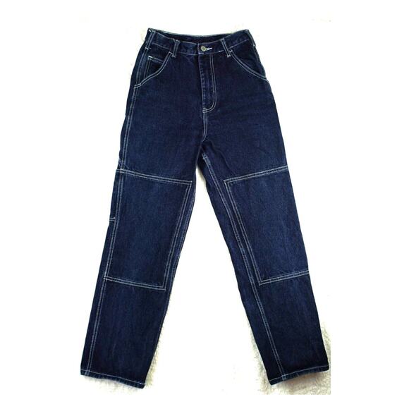 John Galt Brandy Melville Denim - John Galt Brandy Melville Blue Ariana High Pinch Waist Loose Carpenter Jeans SM
